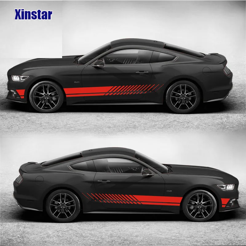 

2pcs car side sticker for Ford Mustang