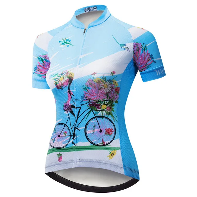 2018 Cycling Jersey Women Pink Summer Team Racing Cycling Clothing ...