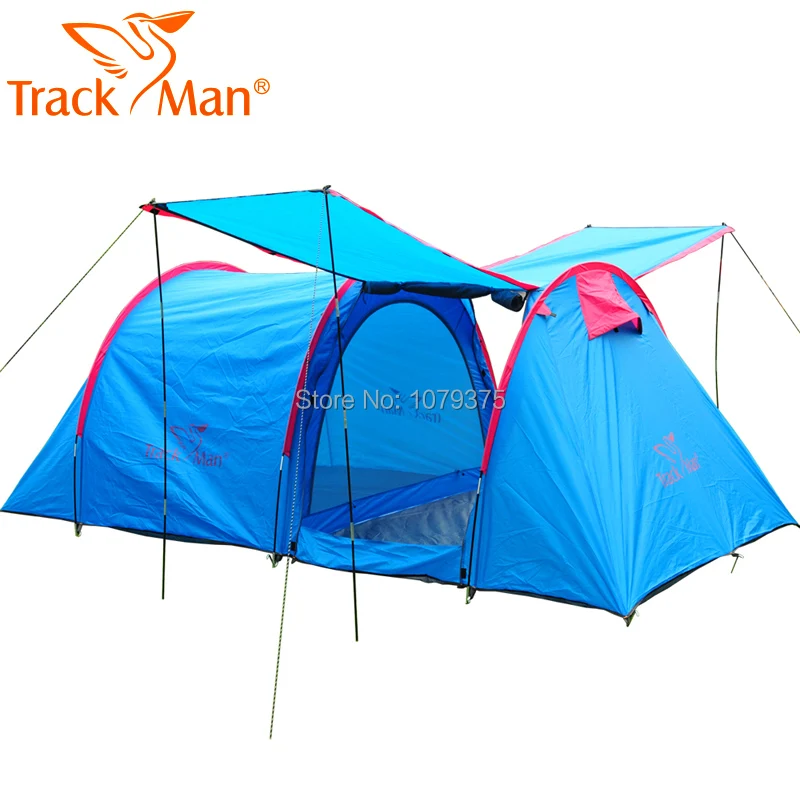 

Trackman 5~8 Person Outdoor Camping Tent One Room One Hall Family Tent Gazebo Awnin Beach Tent Sun Shelter Family tent