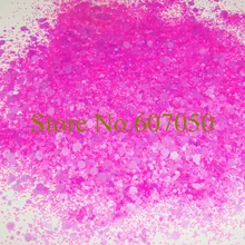 30 грамм x растворитель Устойчив разноцветные, блестящие шестиугольник блестка блестки формы для DIY Дизайн ногтей Польский