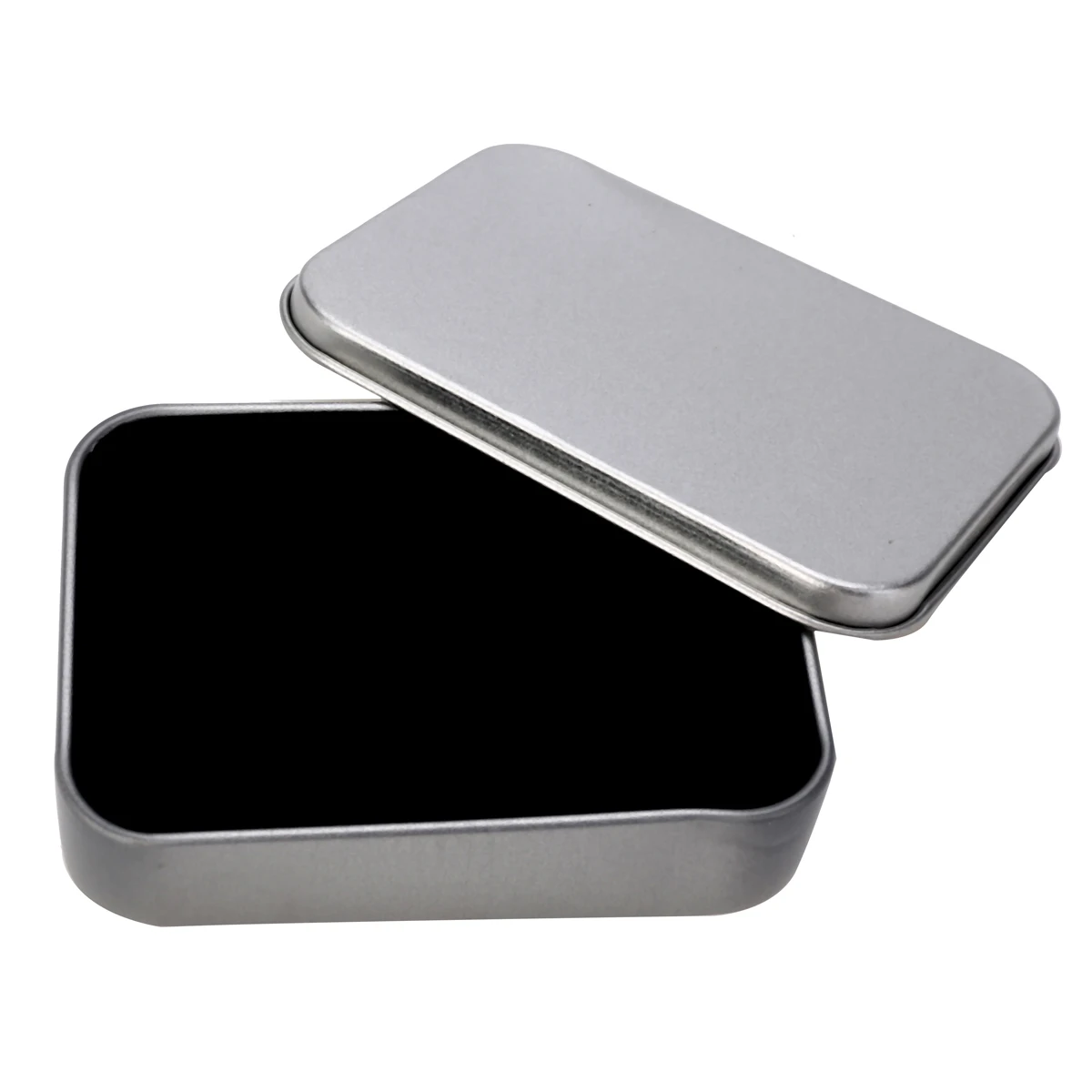 

Metal Box For lighter Case silver storage Flip Metal Storage Box Case Organizer metal Cigarette box MAYITR