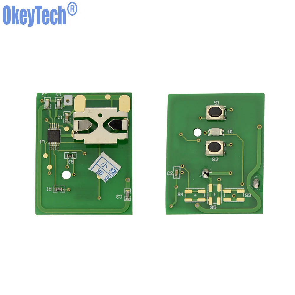 OkeyTech 2 кнопки 315 МГц 433 МГц 4D63 80 бит чип Складной флип Автомобильный Брелок дистанционного управления с ключом для Mazda 3 6 M3 M6 без логотипа