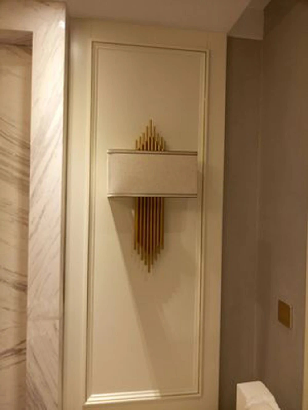 Высокое качество Золотой настенный светильник Современный Черный Белый настенный светильник для домашнего декора