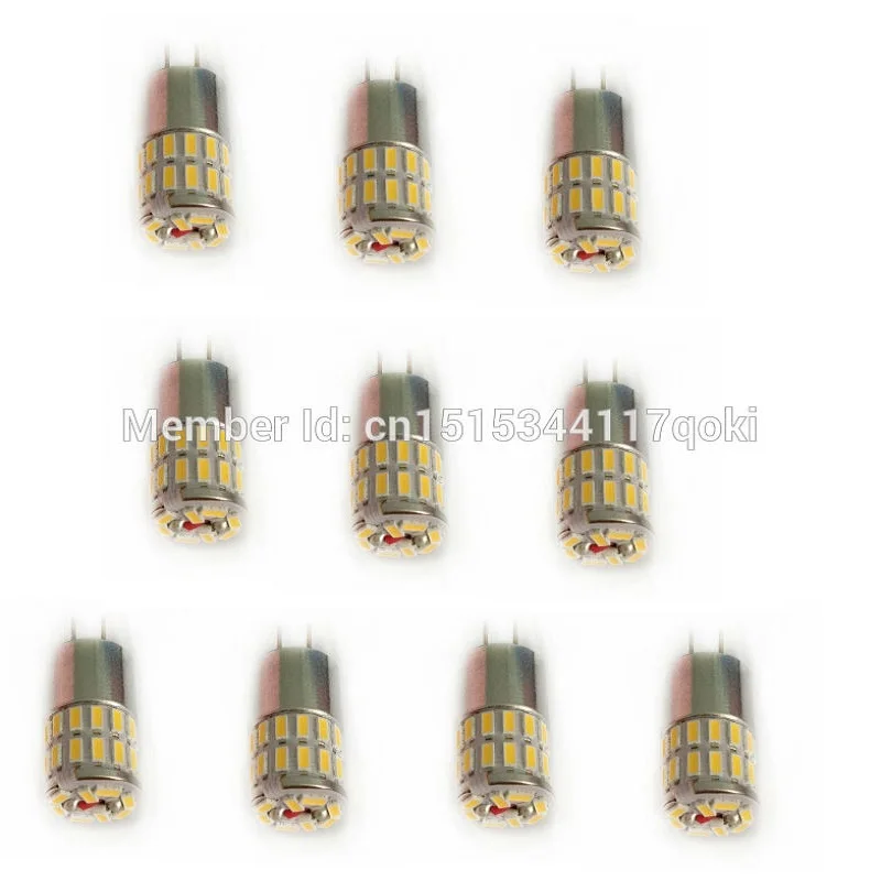 

G4 3W 36led 3014 110-120LM Warm White or White or Natural White Decorative DC AC 12V LED Bi-pin Lights Wholesale JTFL042 10PCS