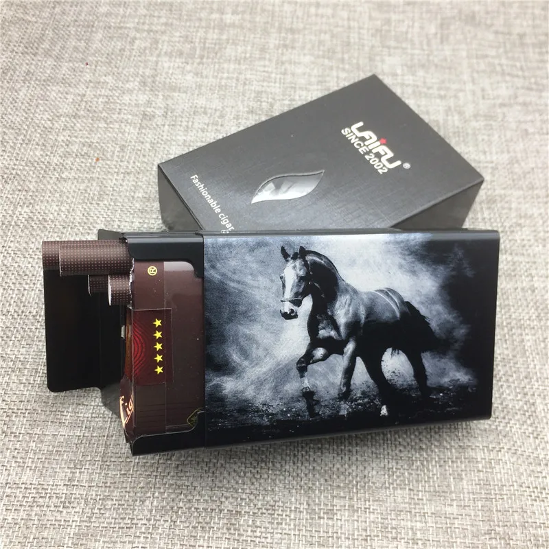 LF038 персонализированный модный галосирующий чехол с рисунком лошади лазерная