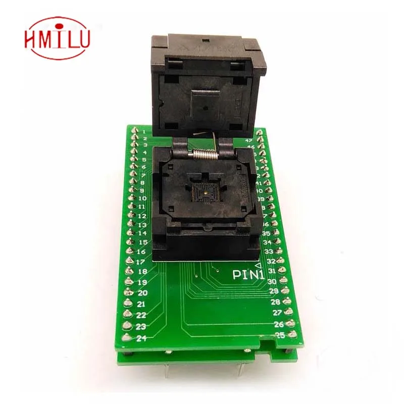 

QFN40 MLF40 Programming Socket IC Test Socket Pitch 0.4mm Clamshell Chip Size 5*5 Flash Adapter SMT/SMD Test Socket
