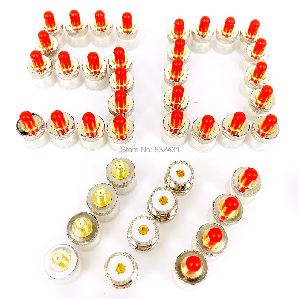 SMA Female to UHF Female RF Coaxial Coax Connector  Adapter 3