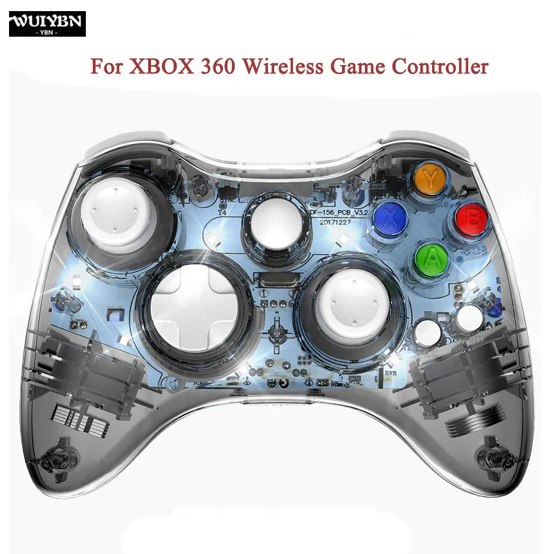 WUIYBN 360 Joypad беспроводной игровой контроллер Джойстик для xbox 360 геймпад microsoft xbox 360 контроллер - Цвет: Bluetooth Black