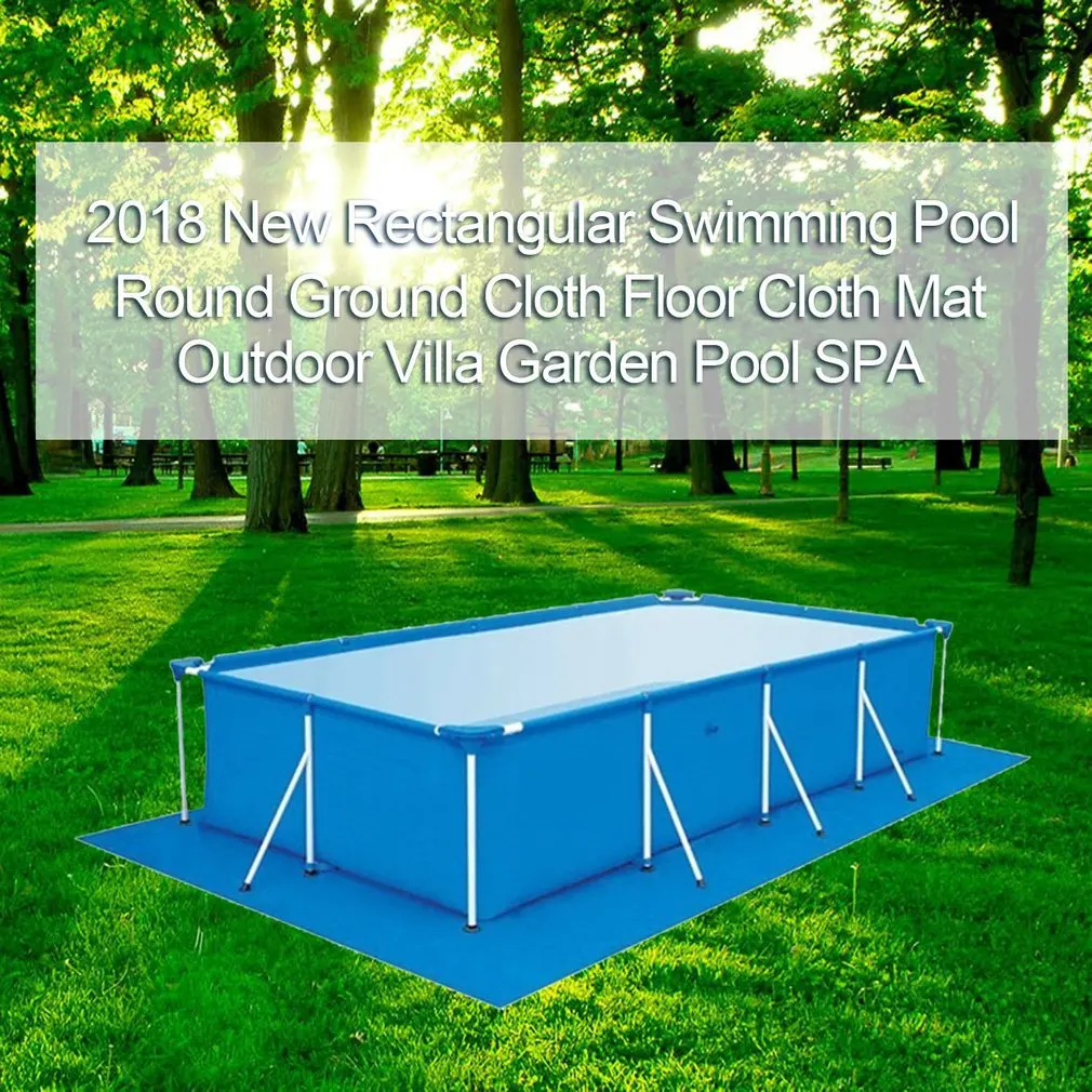Hot Sale Large Size Swimming Pool Round Ground Cloth Lip Cover Dustproof Floor Cloth Mat Cover for Outdoor Villa Garden Pool