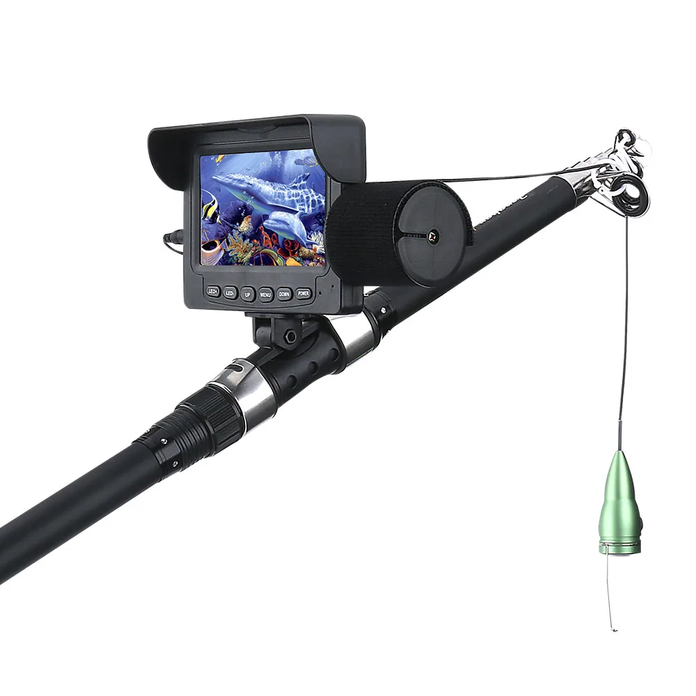 GAMWATER 15 м 30 1000TVL рыболокатор подводная рыболовная камера 4 3 &quotЖК монитор 6 шт. 1 Вт