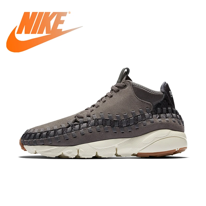 

Original Authentic Nike AIR FOOTSCAPE WOVEN CHUKKA PRM Mens Skateboarding Shoes Sneakers Thread Comfortable High Flat Breathable