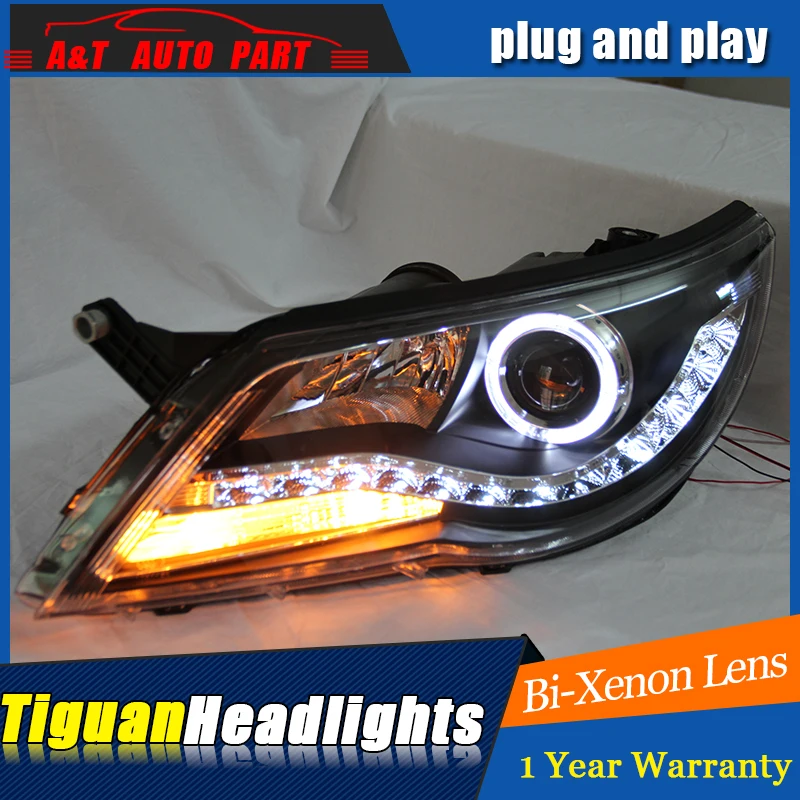 car Styling LED Head Lamp for VW Tiguan led headlights 2013 2015 Europe