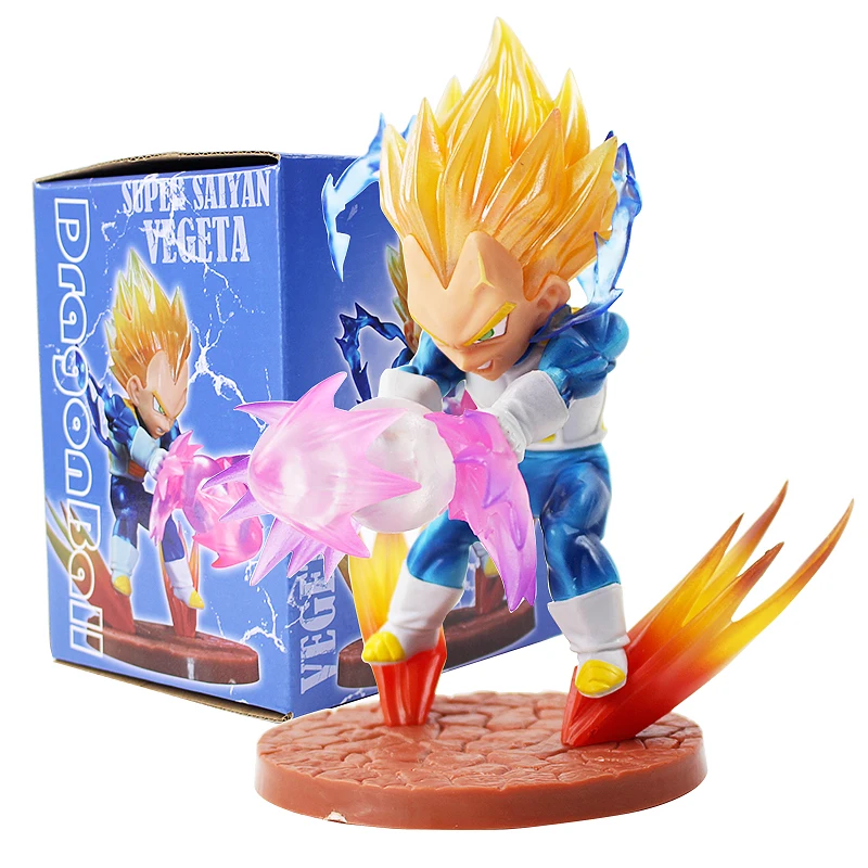 

15.5cm Dragon Ball Z Super Saiyan Vegeta Figure Battle Ver. PVC Vegeta Dragon Ball Figure Collectible Model Toy