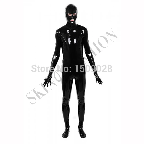

Free shipping !! Man full cover latex catsuit fetish