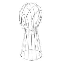 20 дюймов отдельно стоящий металлический манекен голова стенд шляпа стойка для автомобиля стенды для париков серебро