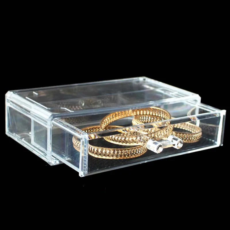 

Plastic Home Drawer Stackable Desk Desktop Storage Box Organiser Clear Acrylic Makeup Make Up Organizer For Cosmetic Jewelry