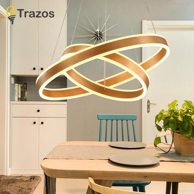 

New modern led Pendant Light for living room bedroom dining room acrylic iron body Indoor home Pendant lamp lighting fixtures