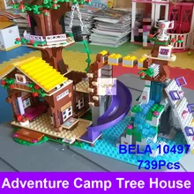 2016 BELA 10497 Building Bricks Compatible Lepin Friends Blocks Adventure Camp Tree House 41122 Emma Mia