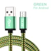 Microusb cable-Green