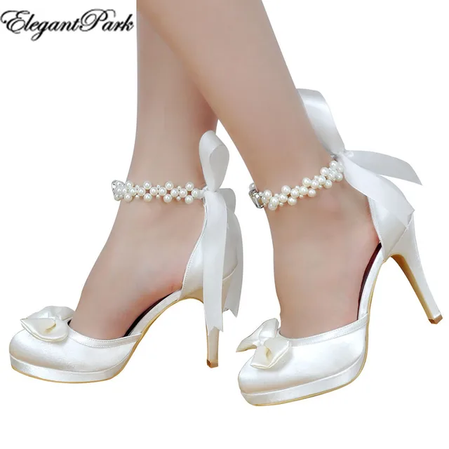 zapatos de mujer cerrado los pies de tacón alto plataforma de