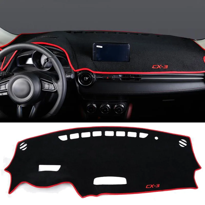 

For Mazda CX-3 CX3 CX 3 2016 2017 2018 Car Dashboard Cover Mat Sun Shade Cushion Pad Interior Protector Carpet Trim