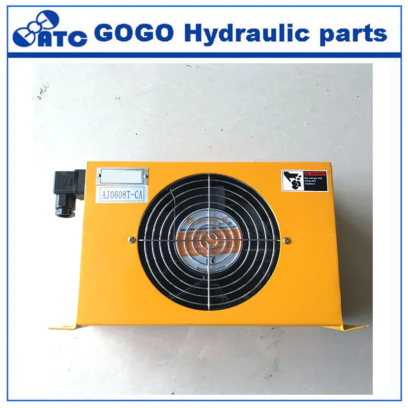 

Hydraulic Air Cooled Oil Cooler Unit AH0608 Aluminum Heat Exchanger Condenser