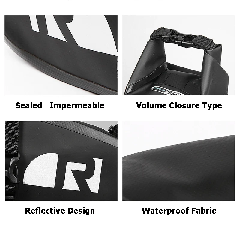 Bicycle Rear Saddle Bag Rainproof MTB Road Bike Seat Seatpost Tools Bags Outdoor Cycling Waterproof Quick Release Bag BG0073 (8)