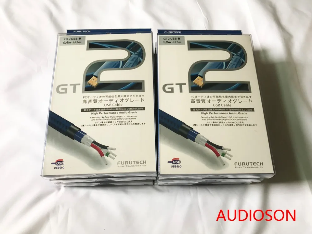 USB кабель AUDIOSON Furutech GT2 медный с посеребренным покрытием OCC разъемом для зарядки в