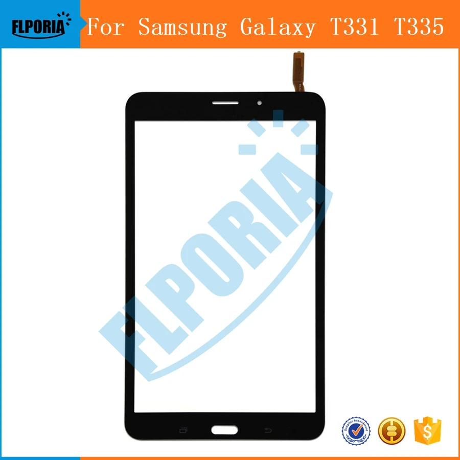 SM0008 For Samsung Galaxy Tab 4 8.0 8 SM T331 T335 Ver 3G White Touch Screen Digitizer Glass Lens Replacement (2)