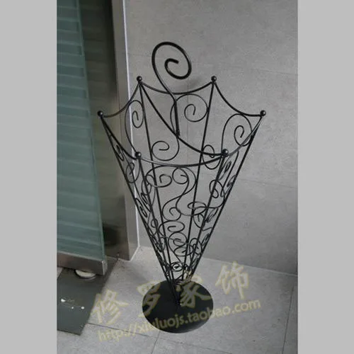 wrought iron umbrella stand