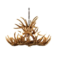 Nordic LED Chandelire E14 Pendant Lights Lighting Hanglamp Industrial Buck Deer Horn Antler Bedroom Living Room Kitchen Fixtures Nordic LED Chandelire E14 Pendant Lights Lighting Hanglamp Industrial Buck Deer Horn Antler Bedroom Living Room Kitchen Fixtures