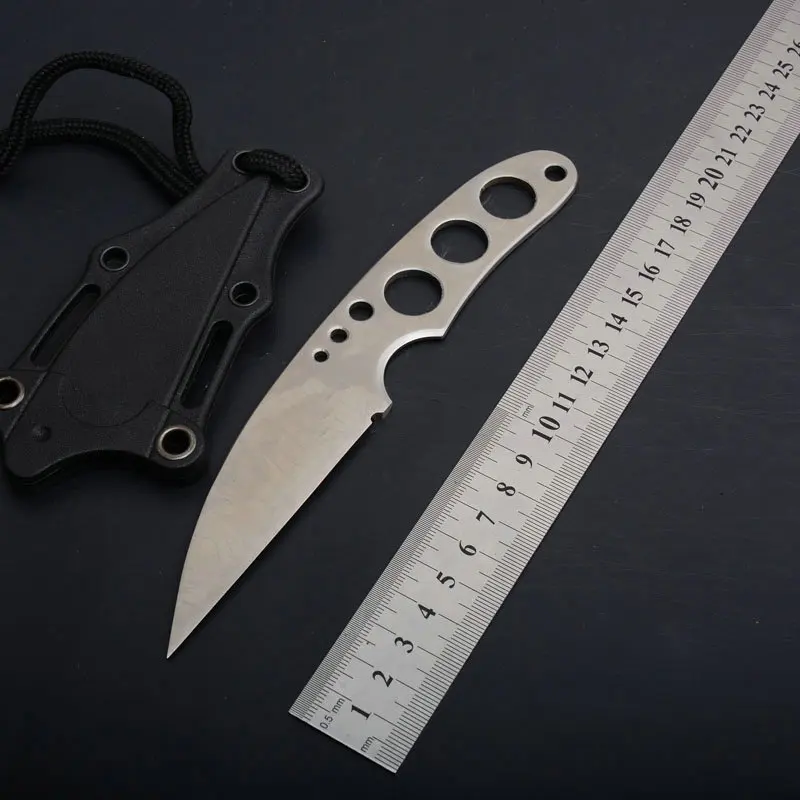 

Hysenss HK Leggings Straight Knife 440C Outdoor Tactical Camping Hunting Survival Pocket Rescuse Diving Neck Knife Utility EDC