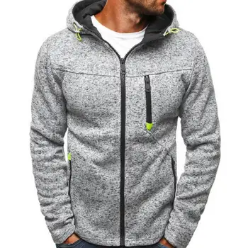 

Winter Fleece Jacket Men Warm Hooded Coat Mens Long Sleeve Solid Casual Outwear Zipper Jackets Male Coats Hombres Plus Size