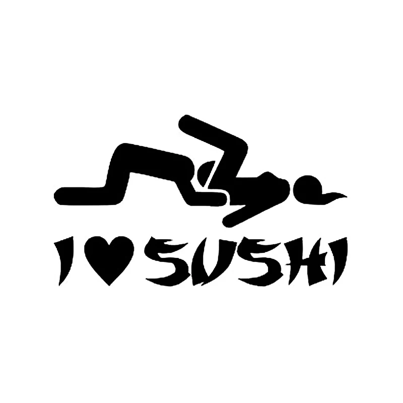 Новые наклейки на автомобиль I Love Sushi креативные Стикеры для стайлинга