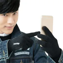 Трикотажные Сенсорный экран Велоспорт Лыжный Спорт Перчатки осень-зима Популярные Полный палец Для мужчин Для женщин Термальность теплый ветрозащитный противоскользящие перчатки