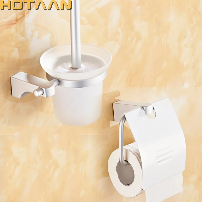2017 Free shipping,Brand new Aluminium Bathroom Accessories Set,toilet