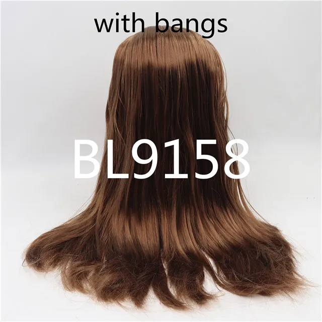 blyth doll icy wig only rbl scalp and dome hair straight hair soft hair toy scalp 9