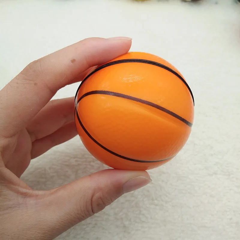 12 шт. 6,3 см сжимающие шары для снятия стресса мягкие полиуретановые поролоновые резиновые мягкие футбольные баскетбольные игрушки для снятия стресса для детей