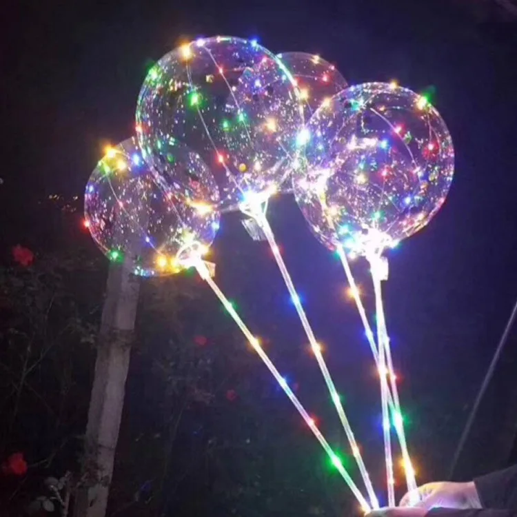 LED Light Balloon Led BoBo Balloon Lights For Birthday Wedding Christmas Party 