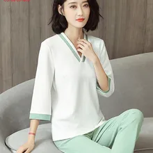 Косметичка салон красоты Рабочая одежда женская осенняя и зимняя косметолога массажер техник здоровье