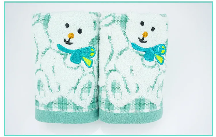 Хлопковое полотенце для лица, двойное детское милое удобное мягкое детское полотенце высокого качества