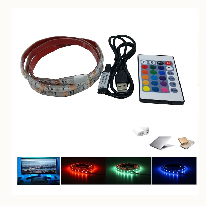 Светильник аемая Светодиодная лента RGB SMD5050 для подсветсветильник экрана