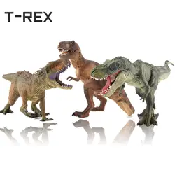 T-REX одноцветное пластик динозавр модель игрушки Коллекционная мир Юрского периода животных Рисунок игрушечные лошадки подарки
