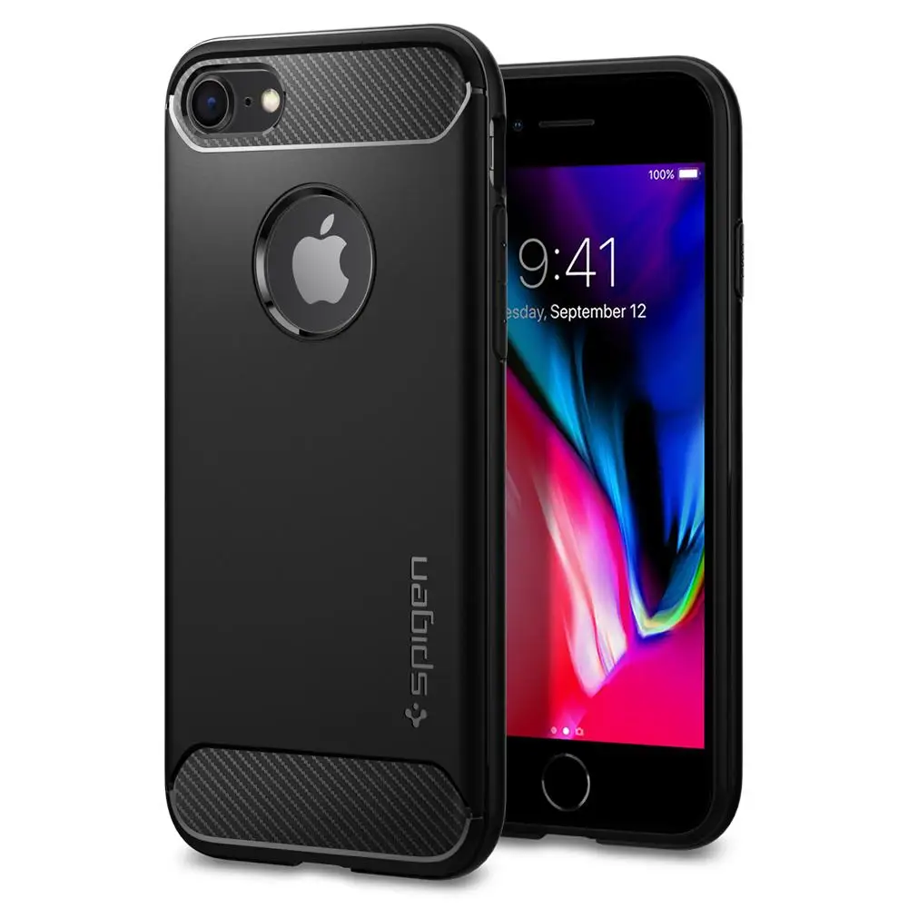 100% Original SPIGEN Rugged Armor para iPhone 8/iPhone 6 s/iPhone 7 100% Original SPIGEN Rugged Armor para iPhone 8/iPhone 6 s/iPhone 7