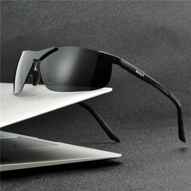

MINCL Brand 2019 Mens Polarized Sunglasses Women Fashion Aluminum Glasses Female Male Driving Sunglass UV400 Goggles Shades NX