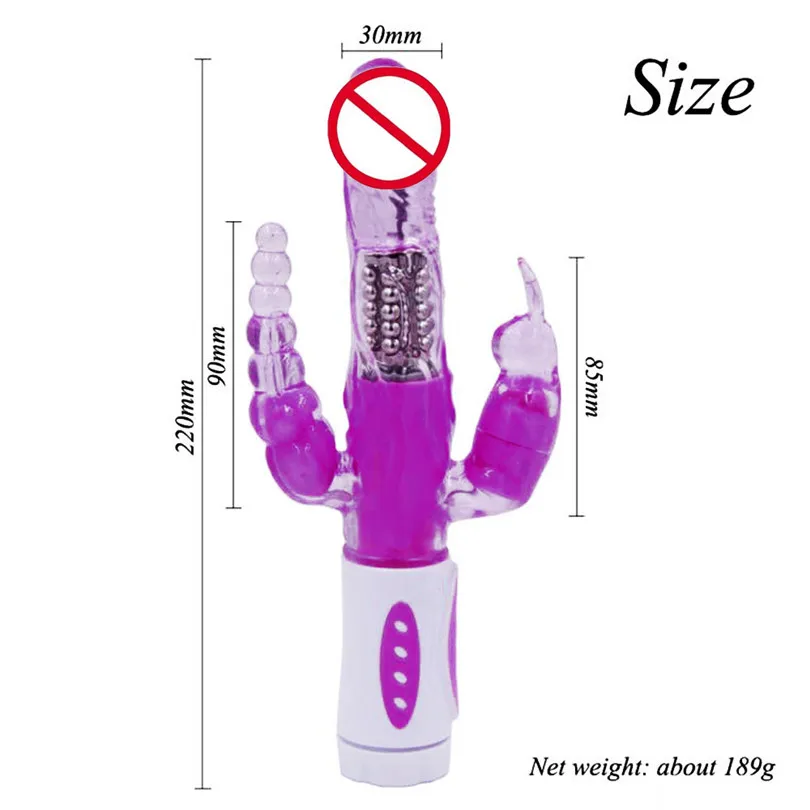 Personal Massager Rabbit Vibrator Adult Sex Toy Thrusting Rabbit Vibrator Dildo G-spot Multispeed Massager Female  (1)