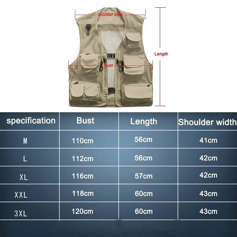 Быстросохнущий сетчатый тактический жилет, Сверхлегкий рыболовный жилет, теплый военный туристический жилет, мужские жилеты с несколькими карманами