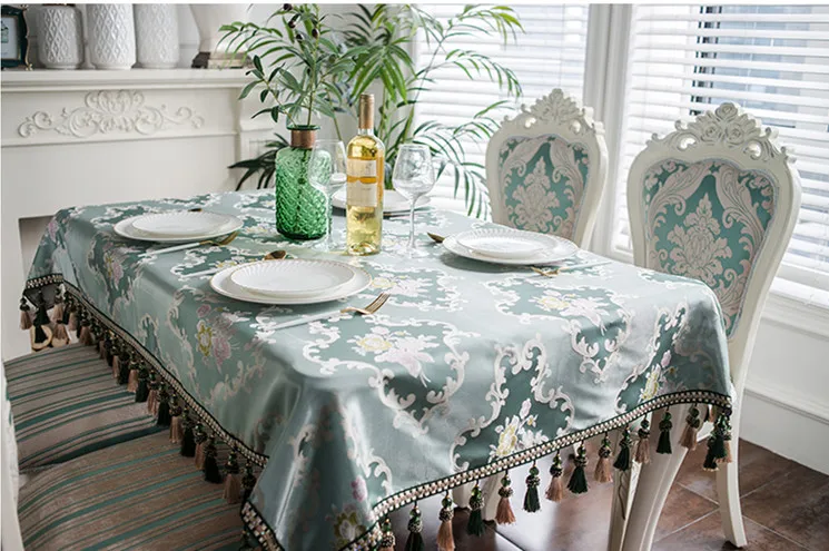 

European table, tea table, table cloth, household tablecloth, table flags