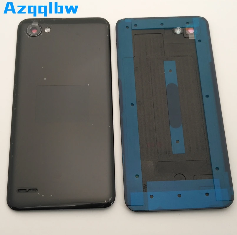 

Azqqlbw 10pcs/lot for LG Q6 Battery Cover Case Back Door Back Housing +camera lens Gold/black/blue/white Battery Cover
