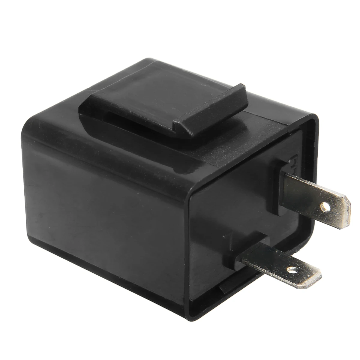 For Turn Signal Light Indicator 1PC 12V 2Pin Motorcycle Electronic LED Flasher Relay Black Plastic Metal Flashing Blinker Replay